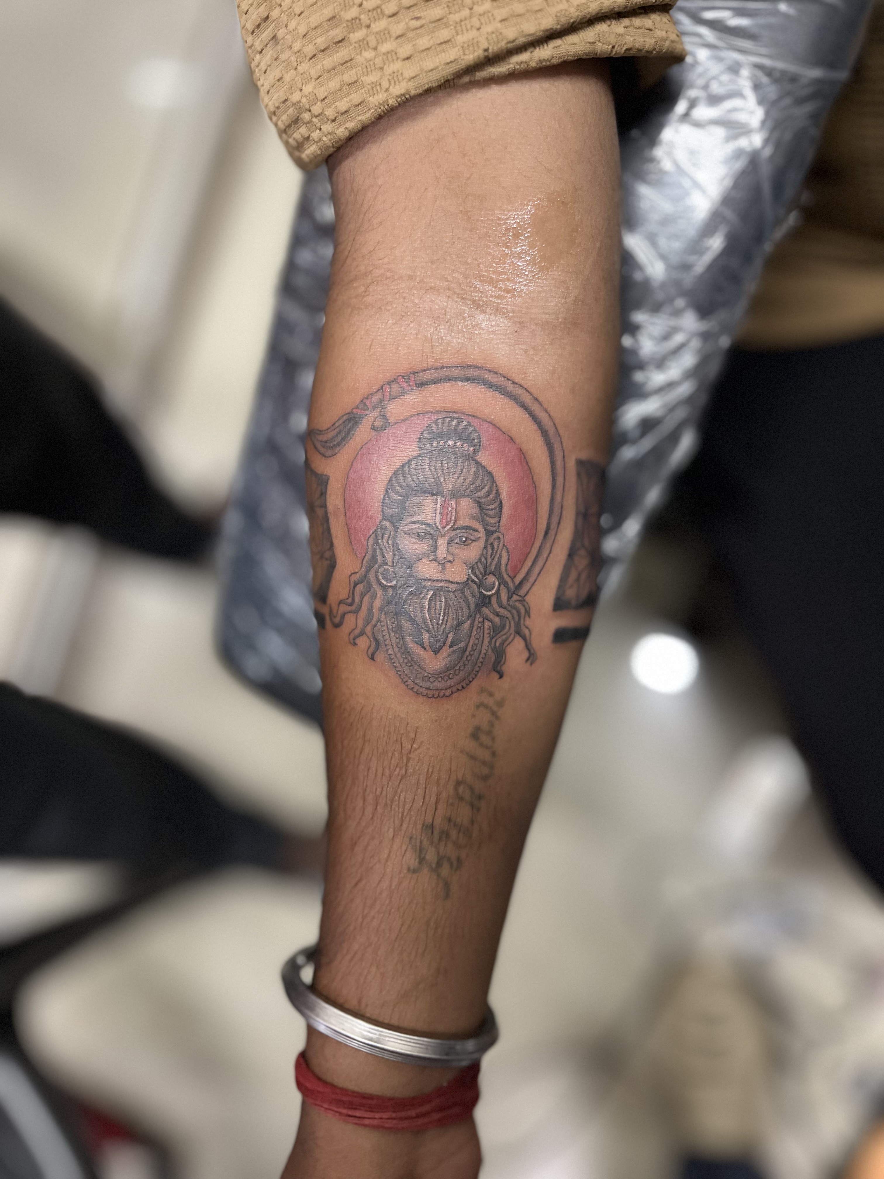 Hanuman and armband